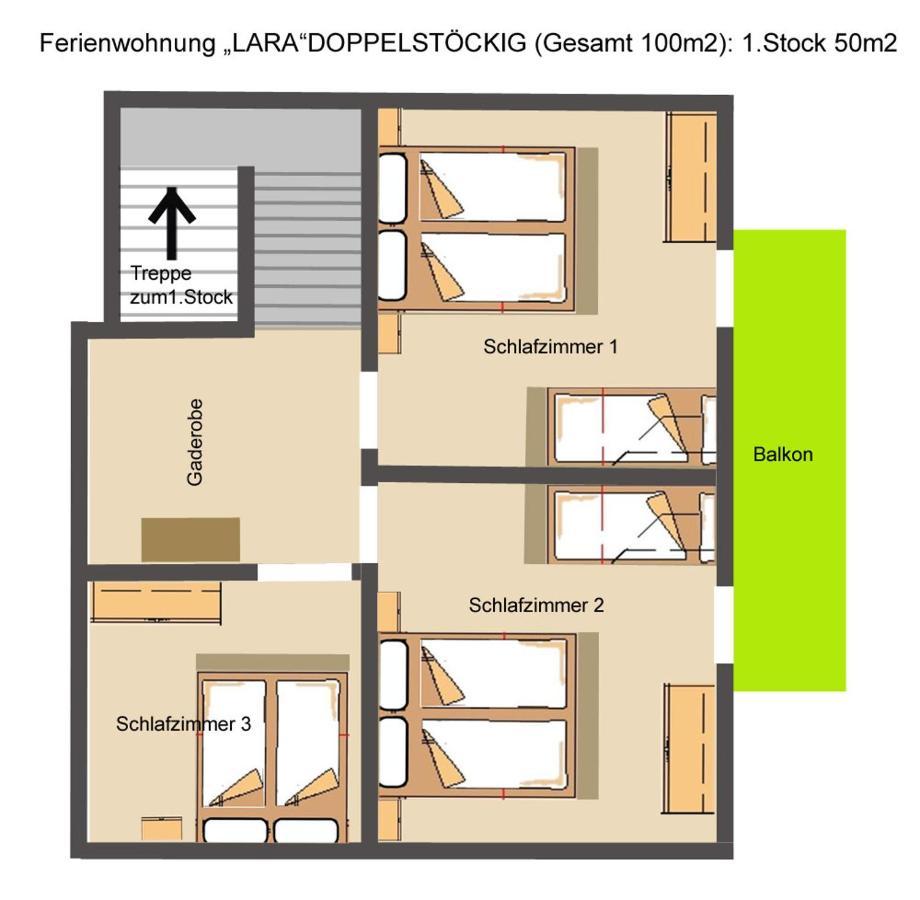Appartement Lara & Lea เซลล์ อัม ซิลลา ภายนอก รูปภาพ