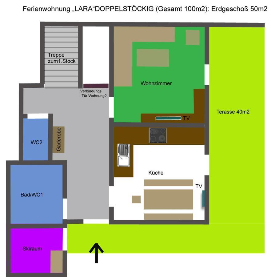 Appartement Lara & Lea เซลล์ อัม ซิลลา ภายนอก รูปภาพ
